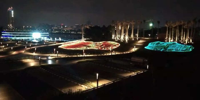 邕江南岸亮化工程一角。。。。。袁世华 摄.jpg